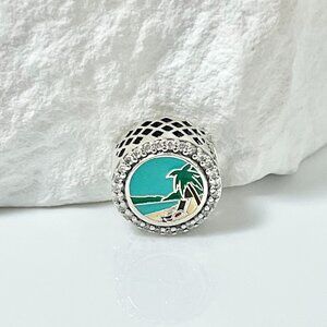 Pandora Puerto Rico Bead Charm S925 Silver Charm